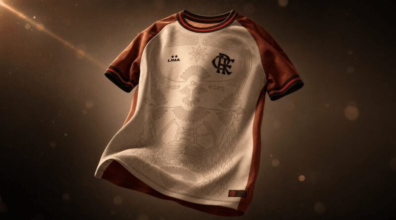 Camisa Manto da Nação do Flamengo Urubu de Lima